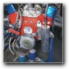 Small block Chevy Engine in T-Bucket